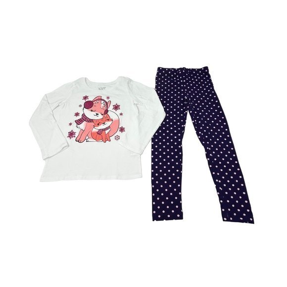 Girl's Leggings & Long Sleeve Shirts - Size 5 - Picture 3 of 5